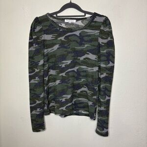 Workshop Republic Clothing Camouflage Knit Top